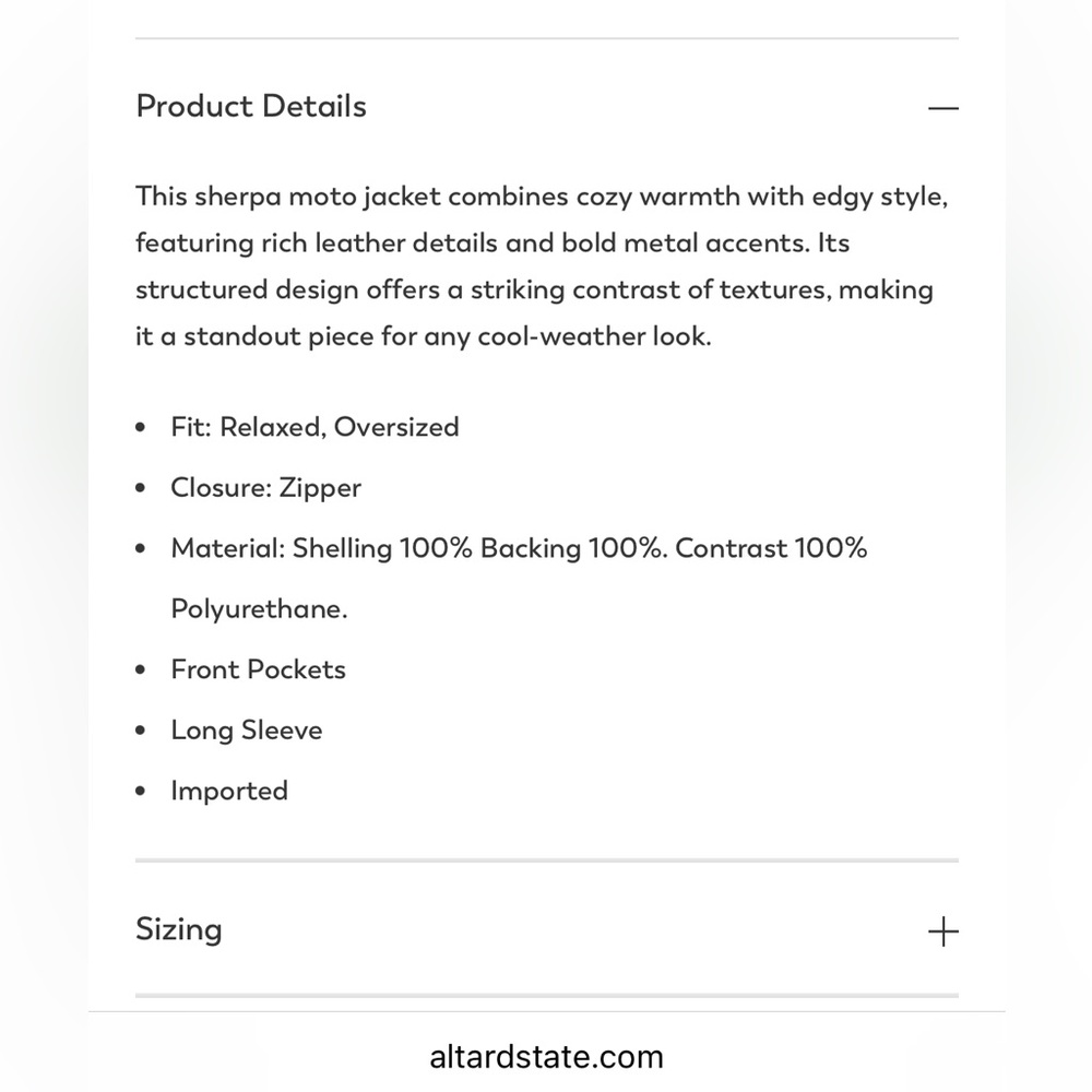 Sherpa Jacket - Picture 4 of 4